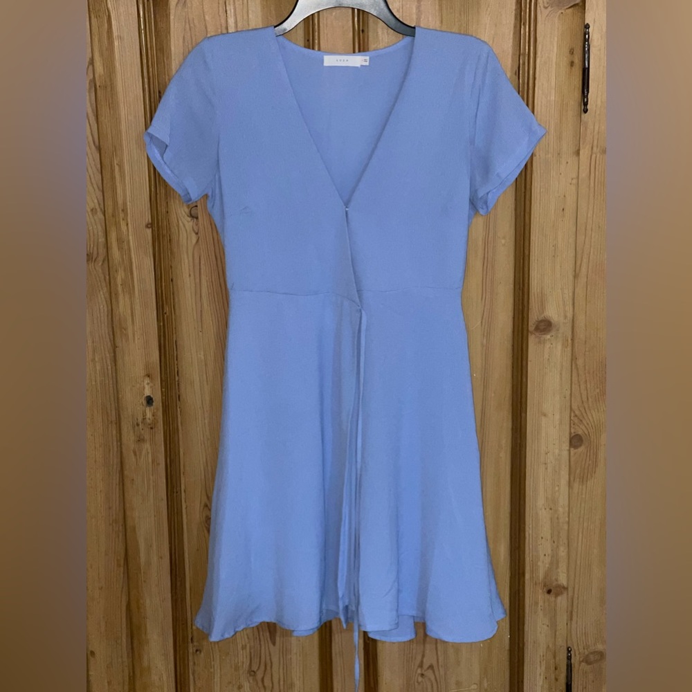 Lush Blue Women’s Short Sleeve Dress Size Small